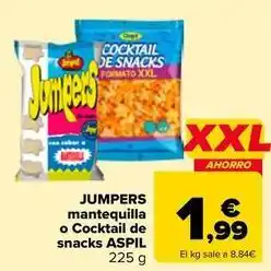 Carrefour Aspil - jumpers mantequilla o cocktail de snacks oferta
