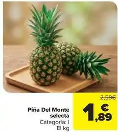 Carrefour Market Del monte - pina selecta oferta