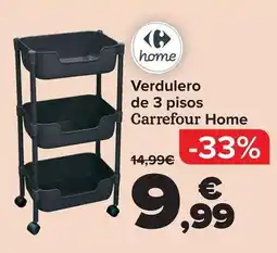 Carrefour Carrefour home - verdulero de 3 pisos oferta