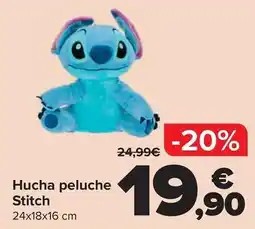 Carrefour Hucha peluche stitch oferta