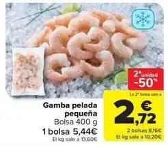 Carrefour Market Gamba pelada pequena oferta