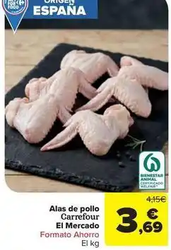 Carrefour Market Carrefour - alas de pollo el mercado oferta