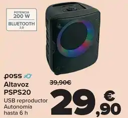 Carrefour Poss - altavoz psps20 oferta