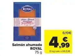 Carrefour Market Royal - salmon ahumado oferta