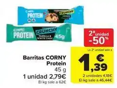 Carrefour Market White - barritas protein oferta