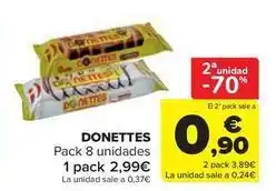 Carrefour Market Donettes - pack 8 unidades oferta