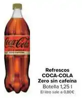 Carrefour Market Coca-cola - refrescos zero sin cafeina oferta