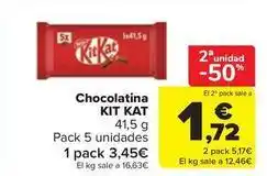 Carrefour Market Nestlé - chocolatina oferta