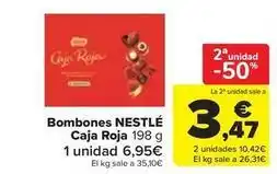 Carrefour Market Nestlé - bombones caja roja oferta