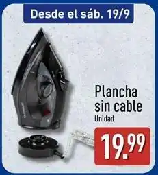 ALDI Plancha sin cable oferta