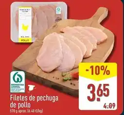 ALDI Filetes de pechuga de pollo oferta