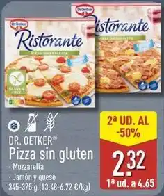 ALDI Dr oetker - pizza sin gluten oferta