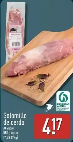 ALDI Solomillo de cerdo oferta