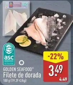 ALDI Golden seafood - filete de dorada oferta