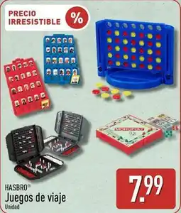 ALDI Hasbro - juegos de viaje oferta
