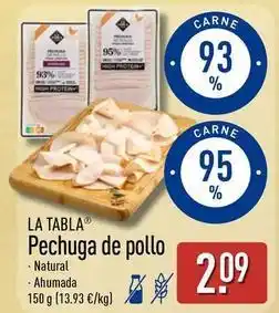 ALDI La tabla - pechuga de pollo oferta