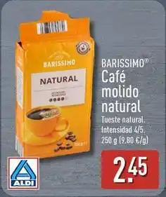 ALDI Café molido natural oferta