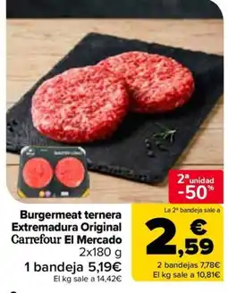 Carrefour Burgermeat ternera Extremadura Original oferta