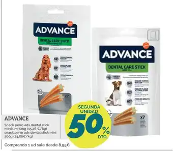 Advance snack perro ads dental stick