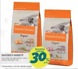 Supermercados MAS Nature's Variety Original oferta