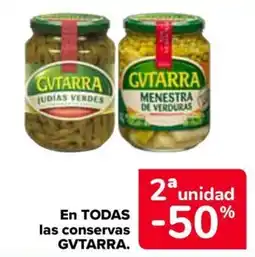 Carrefour Gvtarra En todas las conservas oferta