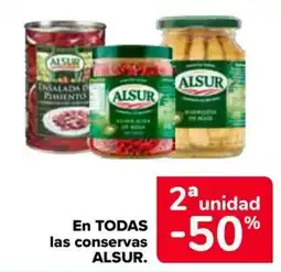 Carrefour Alsur En todoas las conservas oferta