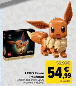 Carrefour LEGO Eevee Pokémon oferta