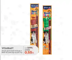 Supermercados MAS Vitakraft Snack perro beef-sti buey o beef-sti caza oferta