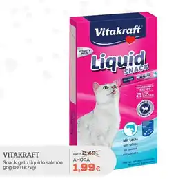 Supermercados MAS Vitakraft liquid snack oferta