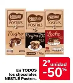 Carrefour Nestlé En todos los chocolates Postres oferta
