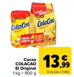 Carrefour Cacao COLACAO El Original oferta