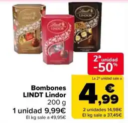 Carrefour Bombones LINDT Lindor oferta