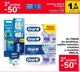 Carrefour Oral-B dentífrico oferta