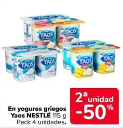 Carrefour Nestle En yogures griegos yaos oferta