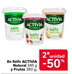 Carrefour Activia En kéfir naturakl y frutas oferta