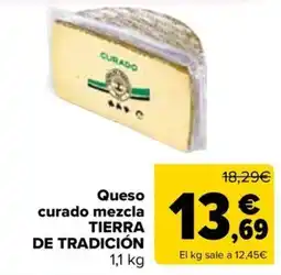 Carrefour Tierra de Tradición Queso curado mezcla oferta