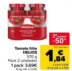 Carrefour Helios tomate frito oferta