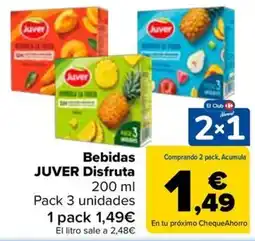 Carrefour Juver Bebidas Disfruta oferta
