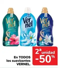 Carrefour Vernel en todos los suavizantes oferta