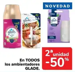 Carrefour Glade En todos los ambientadores oferta