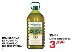 El Corte Inglés Hojiblanca el nuestro oliva-olio birjina extra oferta