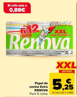 Carrefour Renova papel de cocina extra oferta