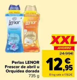 Carrefour Perlas LENOR Frescor de abril u Orquídea dorada oferta