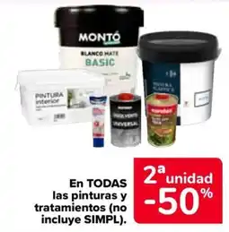 Carrefour En todas las pinturas y tratamientos oferta