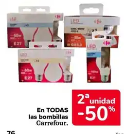 Carrefour Carrefour En todas las bombillas oferta