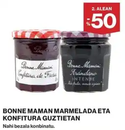 El Corte Inglés Bonne Maman mermelada eta konfitura guztietan oferta