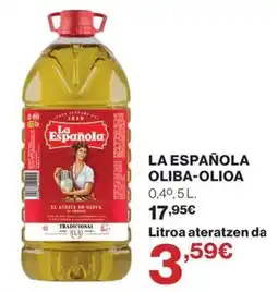 El Corte Inglés La Española oliva-oliva oferta