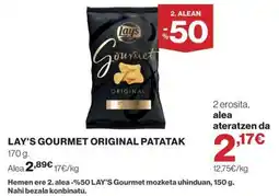 El Corte Inglés Lay's gourmet original patatak oferta