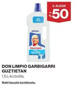 El Corte Inglés Don Limpio garbigarri guztietan oferta