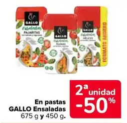 Carrefour Gallo en pastas ensaladas oferta
